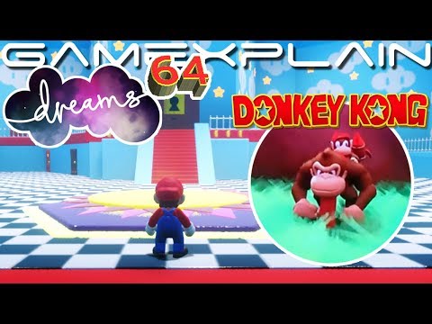 Incredible Mario 64 & 3D Donkey Kong Recreation in Dreams