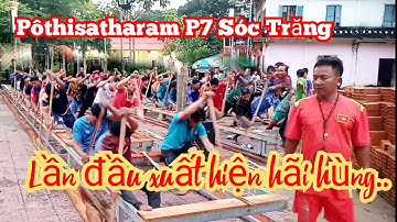 Ghe ngo Chùa Pothisatharam Sóc vồ P7 Sóc Trăng lần đầu xuất hiện tập luyện hãi hùng mùa giải 2023