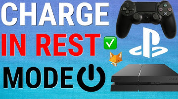 How To Charge PS4 Controllers In Rest Mode