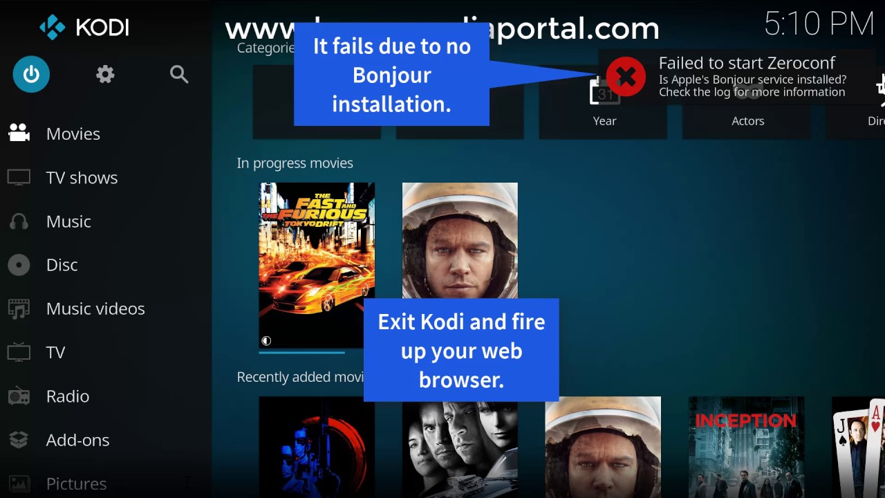 kodi airplay 2022 Enable Zeroconf Kodi for Connecting Remotes and Airplay