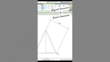 Difference between #linear & #aligned dimension in #Revit|#Annotate|#Shorts