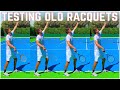 Testing Old Tennis Racquets | Borg Donnay Allwood, Wilson T 3000, Dunlop Max 200g, Prince Graphite