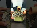 DIY Adiyogi Mini Water Fountain from Stones | Aesthetic & Calming Table Decor!#shorts #youtubeshorts