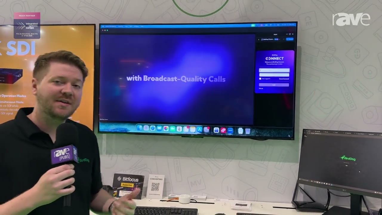 ISE 2026: BirdDog Presents BirdDog Connect Zoom App to Add NDI Sources to Meetings and Calls