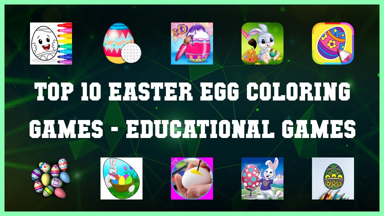 Top 10 Easter Egg Coloring Games Android Games - YouTube