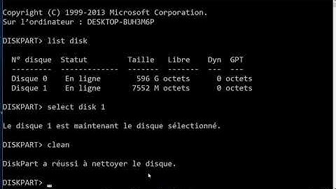 Comment Réparer une clé USB  endommagé  avec les commandes CMD