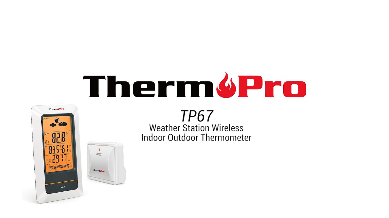 ThermoPro TP67 Weather Station Setup Video 