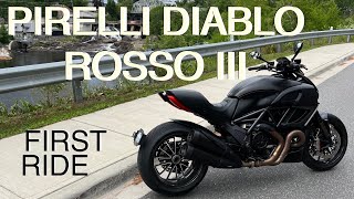 Pirelli Diablo Rosso 3 first ride by two wheeled warrior 932 views 1 year ago 4 minutes, 12 seconds