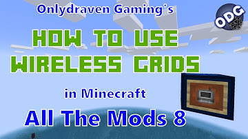 Minecraft - All The Mods 8 - How to Make and Use the Different Refined Storage Wireless Grids