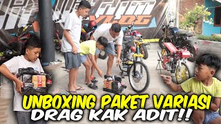 Modifikasi Drag Kak Adit Pasang Variasi, Dimas Buat Miniatur Drag. Drag Satrio Kembar Otw Mbois