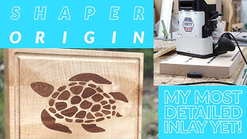 Shaper Origin Handheld CNC -- My first detailed inlay!