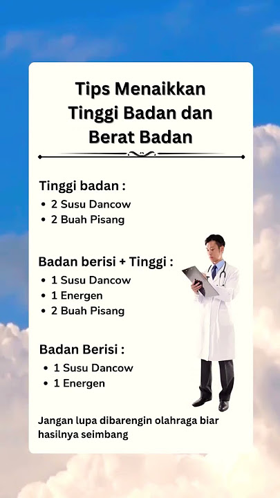 Tips menaikkan tinggi badan dan berat badan #shorts #story #motivasi #inspirasi #bisnis #sukses