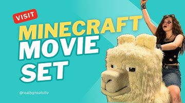 Visit the Minecraft movie set
