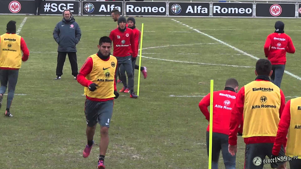 Eintracht Frankfurt - finishing drill Oliver Glasner