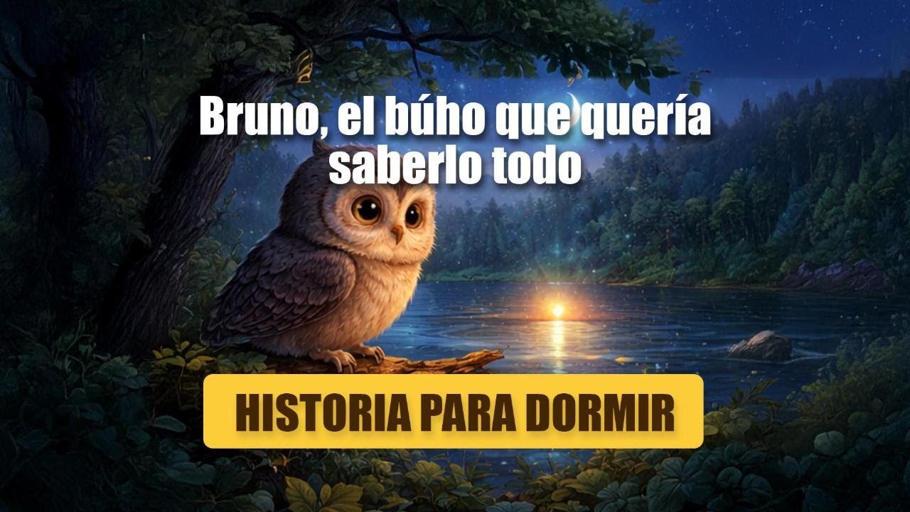 🦉 Bruno, el búho que quería saberlo todo | Cuento para dormir niños