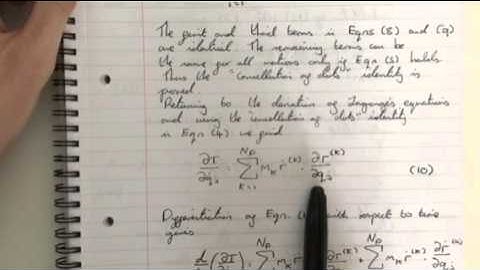 Derivation of Lagrange