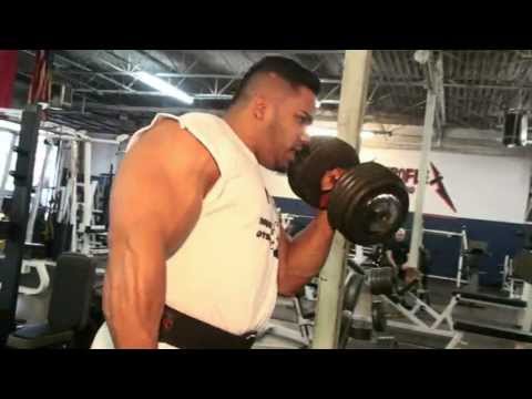 100 pound Dumb bell curls
