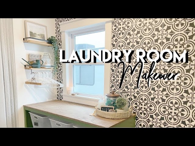 DIY Laundry Room Makeover with Plywood Countertops & Organization! —  Crafted Workshop