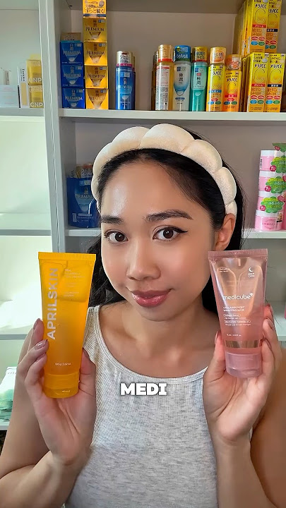 April Skin vs Medicube Peel Off Mask #koreanskincare #kbeauty #medicube #aprilskin