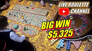 🔴LIVE ROULETTE |🔥BIG WIN 💲5.350 In Las Vegas Casino 🎰 Hot High Bet Exclusive ✅ 2023-03-27