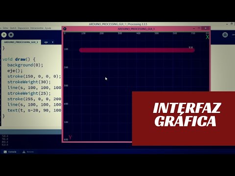 ARDUINO-PROCESSING PRIMER GUI - YouTube