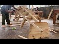 Amazing full diy process crafting a classic boat  woodworking creative new projects