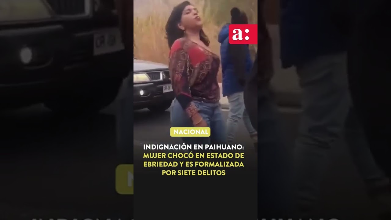 Indignación en Paihuano: Mujer chocó en estado de ebriedad y es formalizada por siete delitos