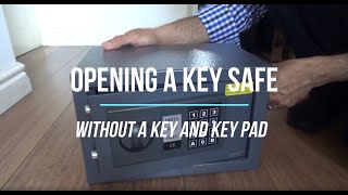 Opening a KeySafe Without a Key and Keypad