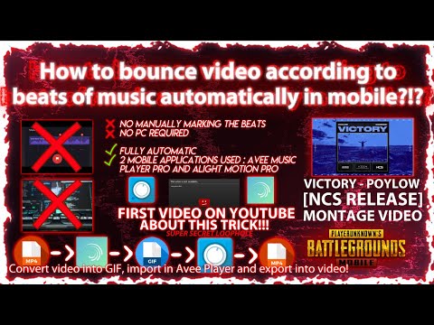 How to bounce video according to beats of music automatically in mobile?(in Hindi/English subtitles)