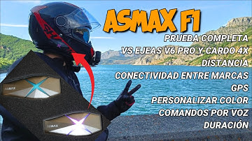 Intercomunicadores Asmax F1 Prueba INTENSA