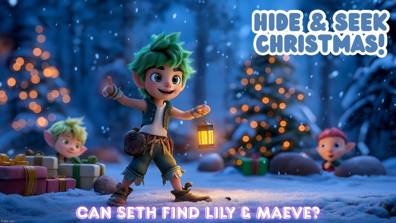Hide & Seek in the Christmas Snow | Tinklenook Forest | Kids Christmas Song