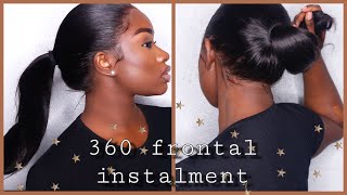 WATCH ME SLAY MY FIRST 360 LACE FRONTAL | AMAZON FRONTAL