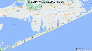 Hamptons Marathon Course Map