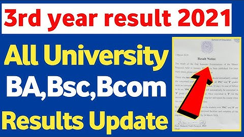 University results 2021|3rd year result 2021 |ddu 3rd year result 2021|Ccsu bsc 3rd year result 2021