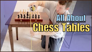 Chess Tables - Important Thoughts And Considerations - Posture and Ergonomics Of Chess