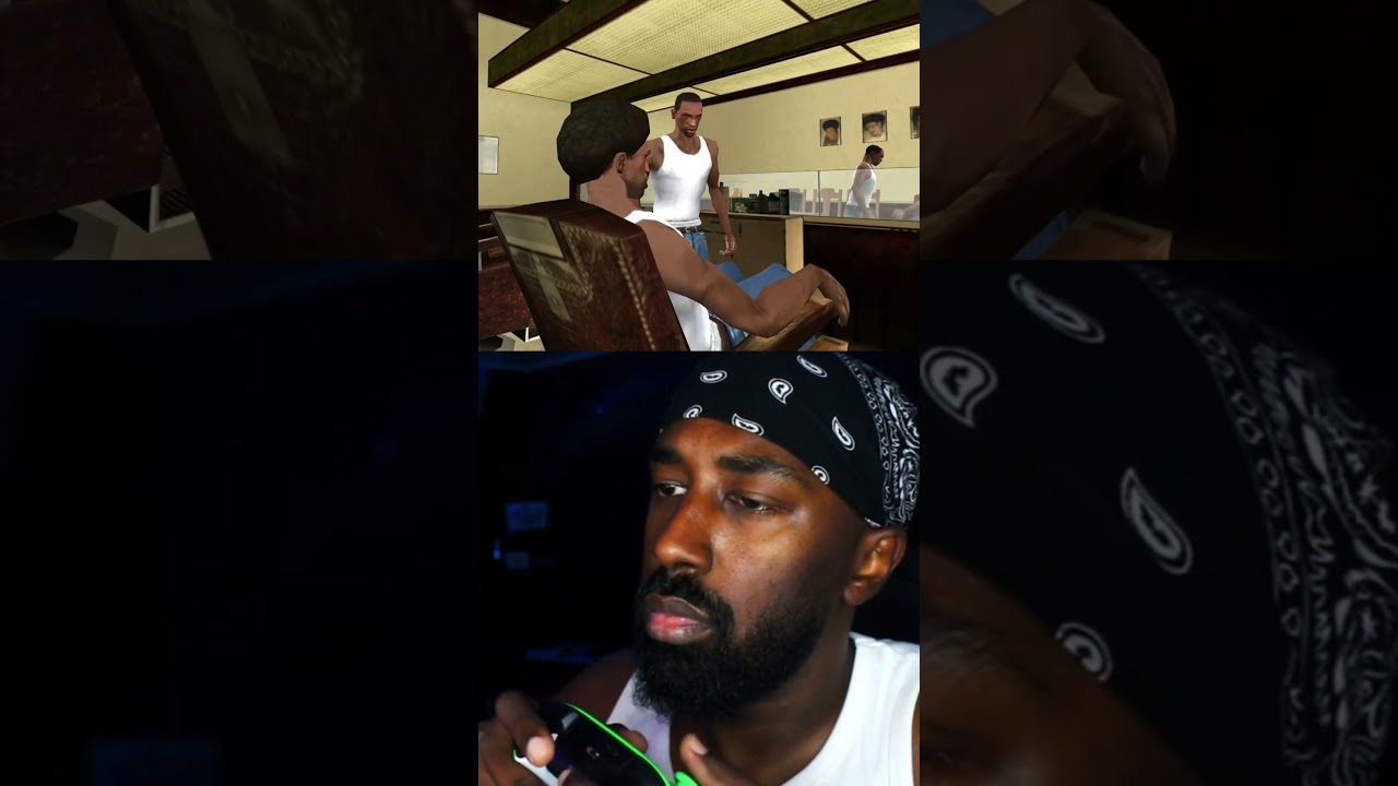 GTA San Andreas.CJ $ Hair Cut.