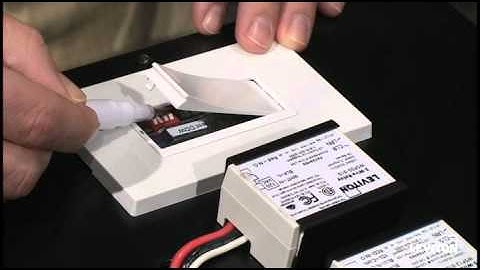 How to set the dip switches on the LevNet RF Wall Switch Receiver