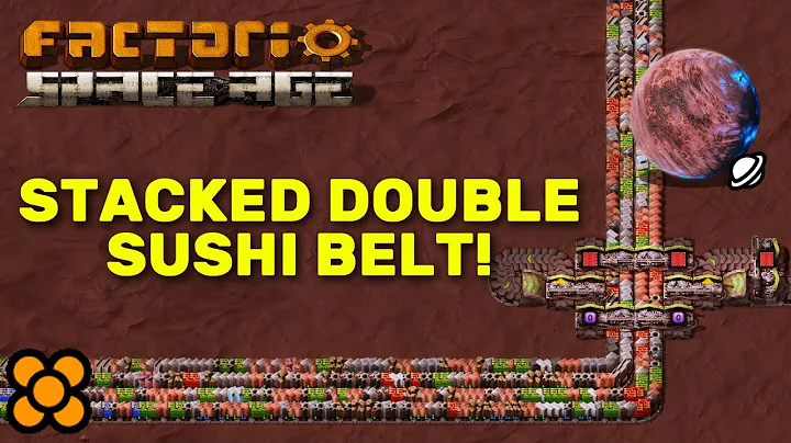 Massive Production on Fulgora. Stacked Double Sushi Belt! Factorio Guide / Tutorial