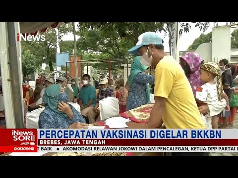 BKKBN Gelar Akselerasi Vaksinasi COVID-19 di Brebes, Jateng #iNewsSore 27/02