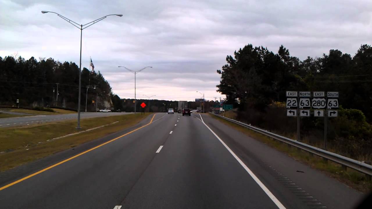 Alexander City, Alabama on US Highway 280 YouTube