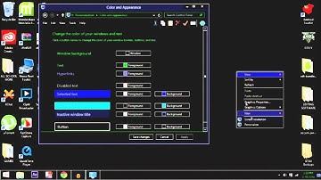 How to make your task bar transparent on windows 8