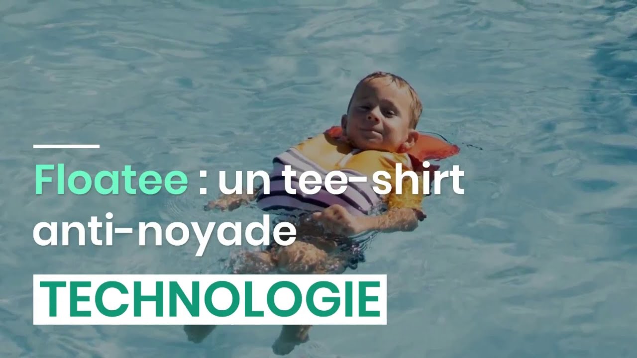 Floatee : un tee-shirt anti-noyade - YouTube