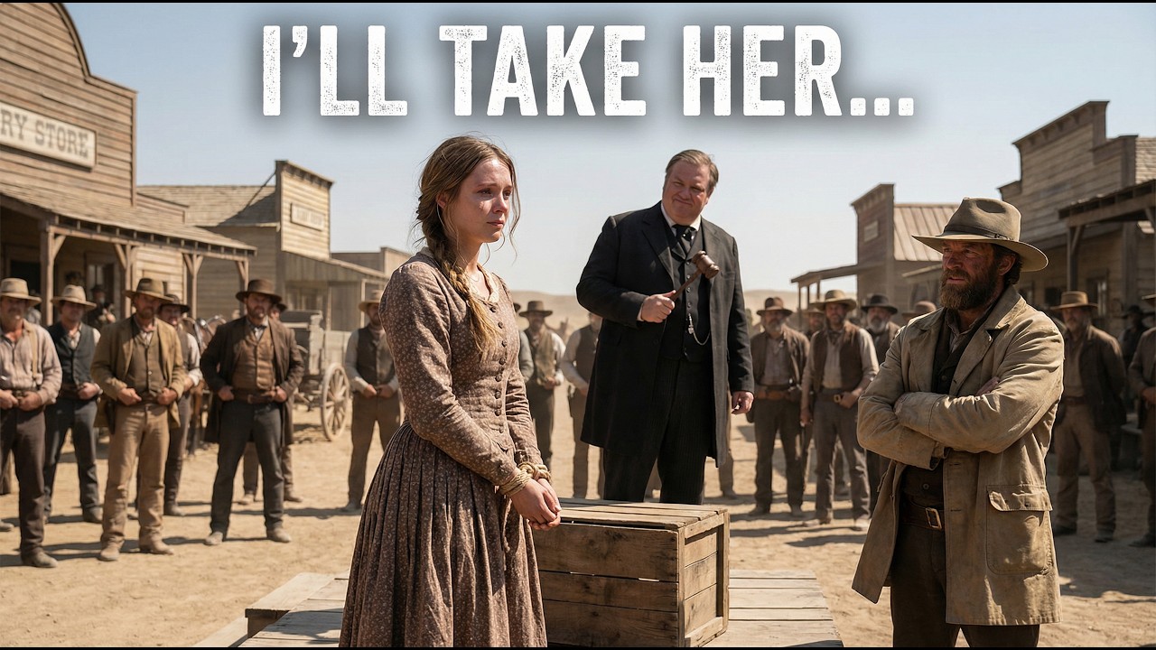 **They Mocked Her at the Auction… Until the Rancher Said “I’ll Take Her”**