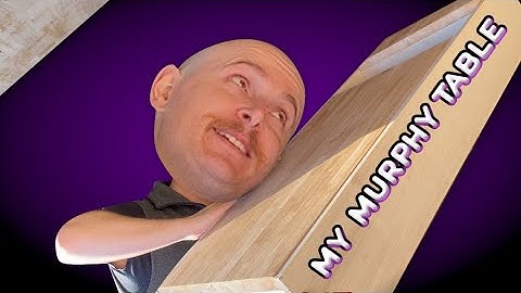 Building a Murphy Table so I don’t have to clean my desk!