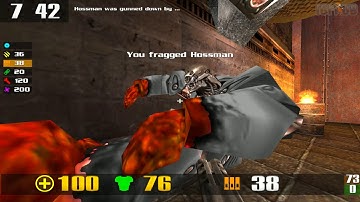 Quake 3 CPMA: Cybrema Commander,  Arena, DM5, Kuolema