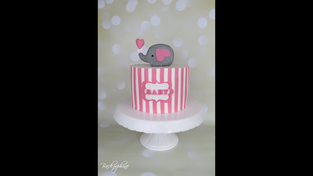 Elephant Shaped Baby Shower Cakes Elephant Shaped Baby Shower Cakes
