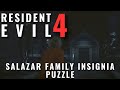 Resident evil 4 remake  salazar family insignia puzzle ashley