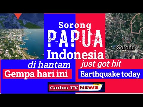 gempa bumi hari ini di sorong papua menurut data bmkg gempa terkini