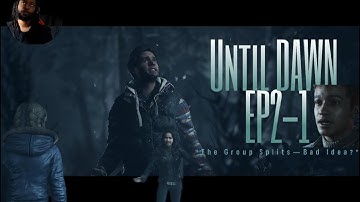 Until dawn Episode 2-1 "The Group Splits—Bad Idea?"