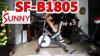 Sunny Health and Fitness SF-B1805 first impressions review, unboxing and assembly - sunny bike 1805